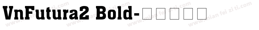 VnFutura2 Bold字体转换
